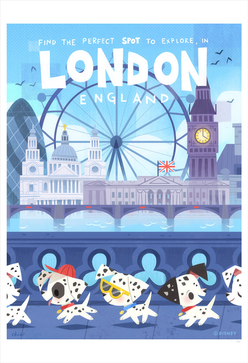 Tour por Londres por Chie Boyd, de 101 Dálmatas
